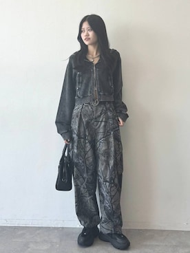 「アイテム（パーカー）」を使った、meiさん（レディース・167cm）の夏コーディネート