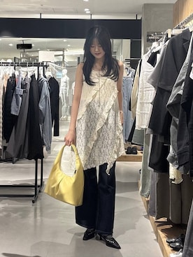 「PAGEBOY（ページボーイ）のアイテム（アクセサリー）」を使った、meiさん（レディース・167cm）の春コーディネート