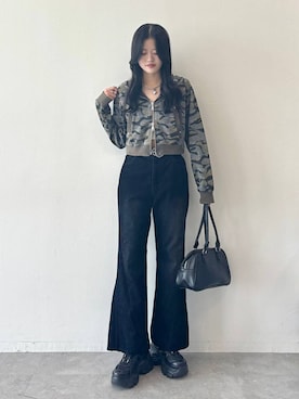 「アイテム（パーカー）」を使った、meiさん（レディース・167cm）の夏コーディネート
