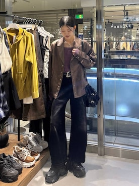 「PAGEBOY（ページボーイ）のアイテム」を使った、meiさん（レディース・167cm）の秋コーディネート