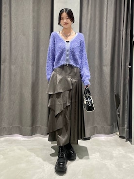 「PAGEBOY（ページボーイ）のレトロボストンBAG（ショルダーバッグ）」を使った、meiさん（レディース・166cm）の秋コーディネート