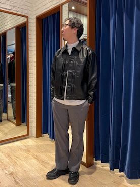 FUJIさん（メンズ・176cm）の冬コーディネート