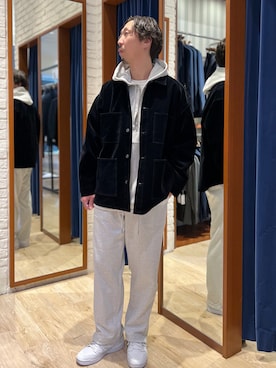 「NOLLEY'S LIGHT（ノーリーズライト）のアイテム」を使った、FUJIさん（メンズ・176cm）の冬コーディネート