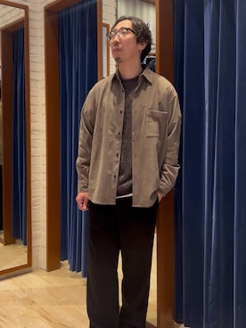 「NOLLEY'S LIGHT（ノーリーズライト）のアイテム」を使った、FUJIさん（メンズ・176cm）の冬コーディネート