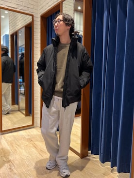 「NOLLEY'S LIGHT（ノーリーズライト）のアイテム」を使った、FUJIさん（メンズ・176cm）の冬コーディネート