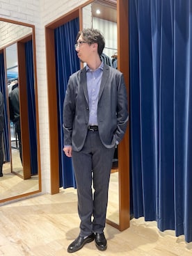 「アイテム（テーラードジャケット）」を使った、FUJIさん（メンズ・176cm・30代）の秋コーディネート