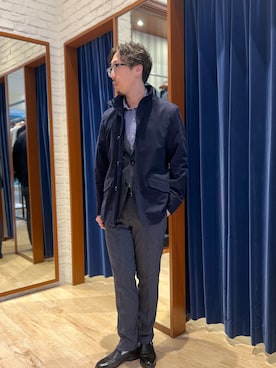 「アイテム（テーラードジャケット）」を使った、FUJIさん（メンズ・176cm・30代）の秋コーディネート