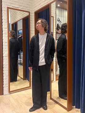 「NOLLEY’S（ノーリーズ）のアイテム」を使った、FUJIさん（メンズ・176cm）の春コーディネート