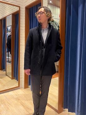 「NOLLEY'S LIGHT（ノーリーズライト）のアイテム」を使った、FUJIさん（メンズ・176cm）の冬コーディネート