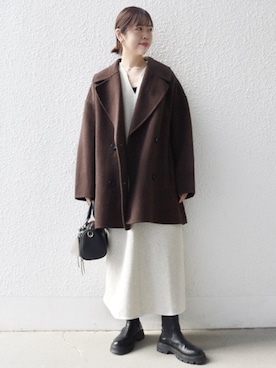 五月女さん（レディース・162cm）の秋コーディネート