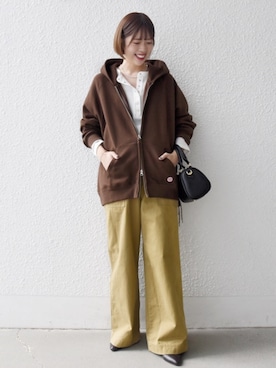 五月女さん（レディース・162cm）の秋コーディネート