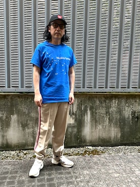 「Reebok（リーボック）のアイテム」を使った、y0hy0hさん（メンズ・173cm）の夏コーディネート