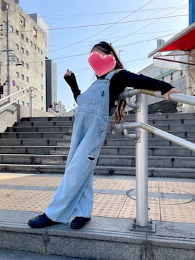 「LOVETOXIC（ラブトキシック）のアイテム」を使った、yukinoさん（キッズ・126cm）の冬コーディネート