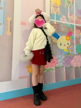 「アイテム（シューズ）」を使った、yukinoさん（キッズ・125cm）の冬コーディネート