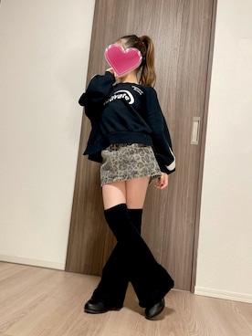 「repipi armario（レピピ アルマリオ）のアイテム」を使った、yukinoさん（キッズ・126cm）の冬コーディネート