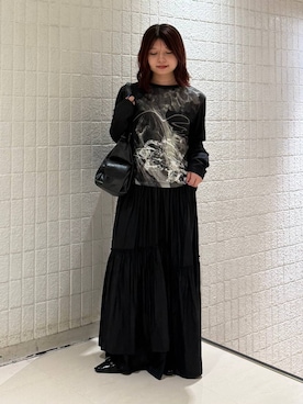 「PAGEBOY（ページボーイ）のアイテム（トートバッグ）」を使った、emiri0712さん（レディース・147cm）の秋コーディネート