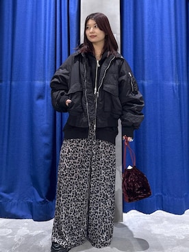 「PBLIM（ページボーイリム）のアイテム（ブルゾン）」を使った、emiri0712さん（レディース・147cm）の秋コーディネート