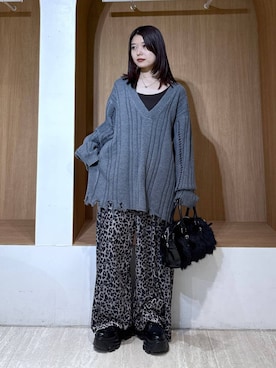 「アイテム（キャミソール）」を使った、emiri0712さん（レディース・147cm）の秋コーディネート