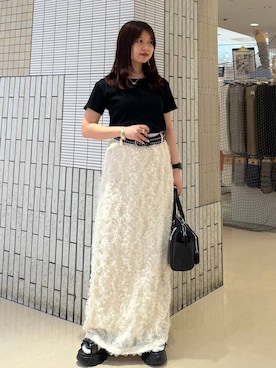 「PBLIM（ページボーイリム）のアイテム」を使った、emiri0712さん（レディース・147cm）の春コーディネート