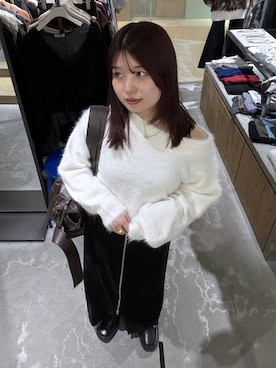 「PBLIM（ページボーイリム）のアイテム」を使った、emiri0712さん（レディース・147cm）の冬コーディネート