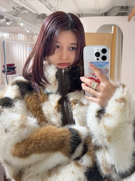 「アイテム（ブルゾン）」を使った、emiri0712さん（レディース・147cm）の秋コーディネート