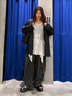 「PAGEBOY（ページボーイ）のアイテム（ジャケット/アウター）」を使った、emiri0712さん（レディース・147cm）の春コーディネート