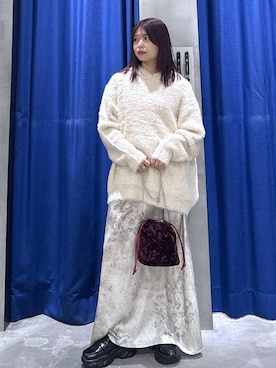 「アイテム（パーカー）」を使った、emiri0712さん（レディース・147cm）の冬コーディネート