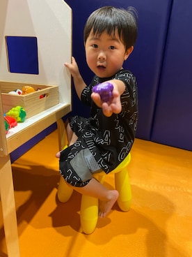 「maarook（マルーク）のアイテム」を使った、ichi☆sou☆aoさん（キッズ・90cm）の夏コーディネート