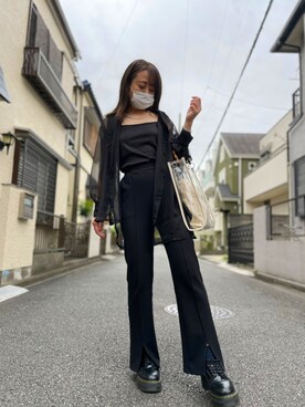 「WARP（ワープ）のアイテム」を使った、mayuさん（レディース・156cm）の夏コーディネート