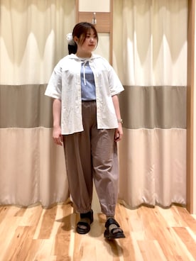 「マリンコーデ」｜bebeさん（レディース・159cm）の夏コーディネート