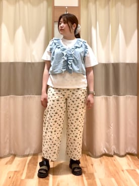 「SM2（エスエムツー）のアイテム」を使った、bebeさん（レディース・159cm）の夏コーディネート