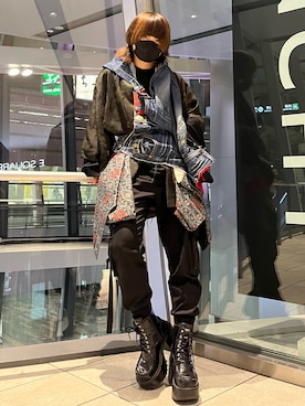 「ACT（アクト）のアイテム」を使った、空白テトさん（メンズ・160cm）の春コーディネート