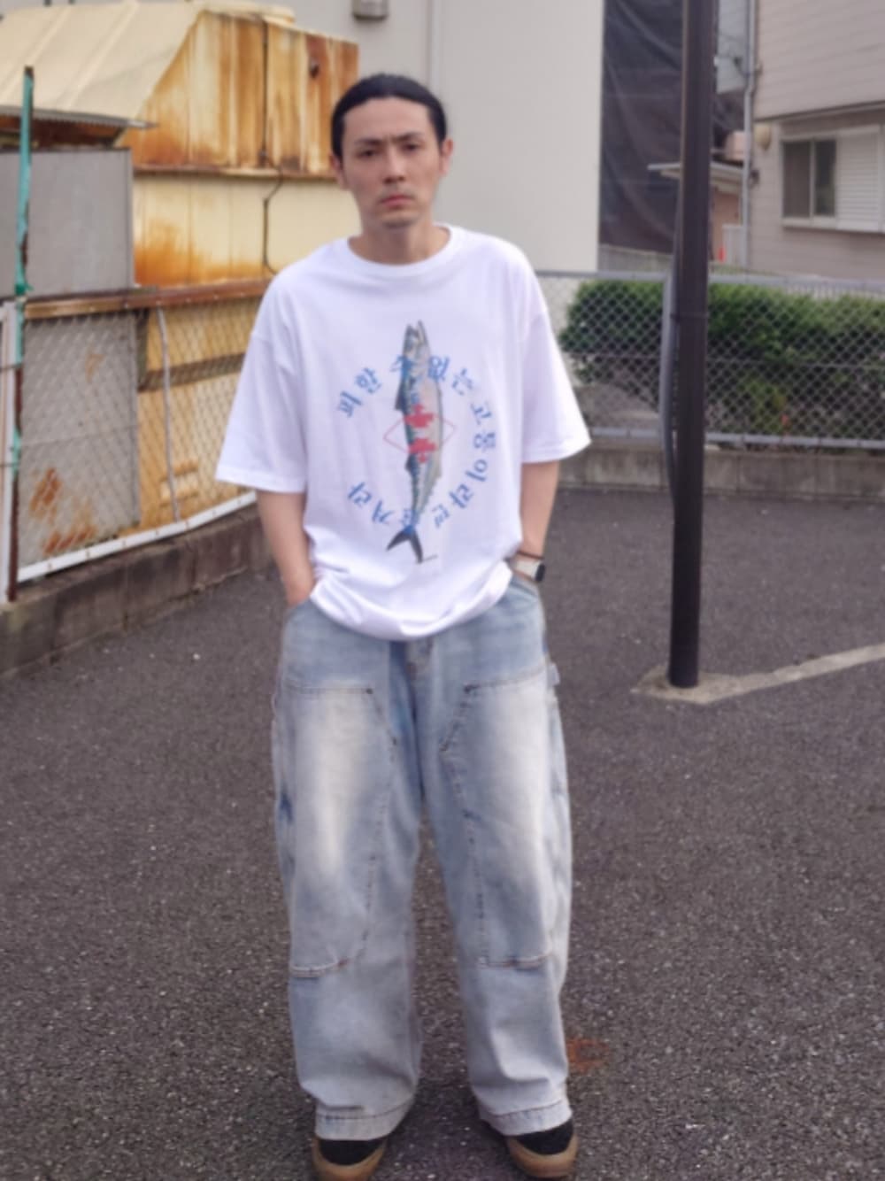 ノーティカ　スーパーワイド ダブルニー ペインターデニム NAUTICA ジーンズ NAUTICA/ノーティカ Super Wide Curve Double