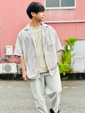 「Sergio rossi（セルジオロッシ）のアイテム」を使った、Kei_zaKiさん（メンズ・175cm）の夏コーディネート