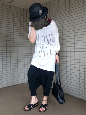 「ED HAT（エドハット）のアイテム」を使った、堀田(ほった)さん（メンズ・170cm）の夏コーディネート