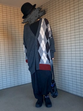 「山高帽」｜堀田(ほった)さん（メンズ・170cm）の秋コーディネート