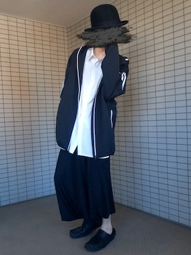 「山高帽」｜堀田(ほった)さん（メンズ・170cm）の春コーディネート