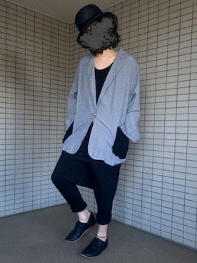 「ED HAT（エドハット）のアイテム」を使った、堀田(ほった)さん（メンズ・170cm）の夏コーディネート