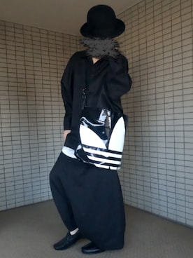 「山高帽」｜堀田(ほった)さん（メンズ・170cm）の春コーディネート