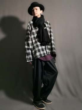 「antiqua（アンティカ）のアイテム（ジャケット/アウター）」を使った、堀田(ほった)さん（メンズ・170cm）の冬コーディネート