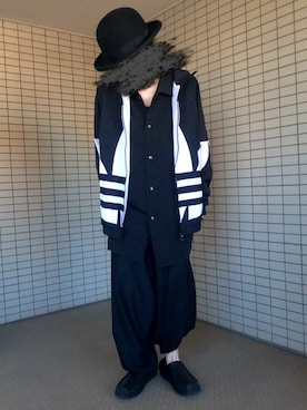 「adidas（アディダス）のアイテム（ブルゾン）」を使った、堀田(ほった)さん（メンズ・170cm）の春コーディネート