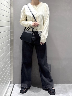 「FREE'S MART（フリーズマート）のアイテム（ニット/セーター）」を使った、freessayaさん（レディース・166cm）の秋コーディネート