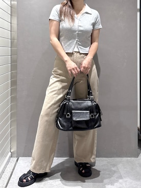 「FREE'S MART（フリーズマート）のアイテム（バッグ）」を使った、freessayaさん（レディース・166cm）の夏コーディネート