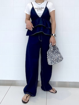 「FREE'S MART（フリーズマート）のアイテム（その他トップス）」を使った、freessayaさん（レディース・166cm）の春コーディネート