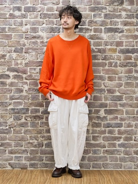 「KLEMAN（クレマン）のアイテム（モカシン/デッキシューズ）」を使った、seiya satoさん（メンズ・175cm）の秋コーディネート