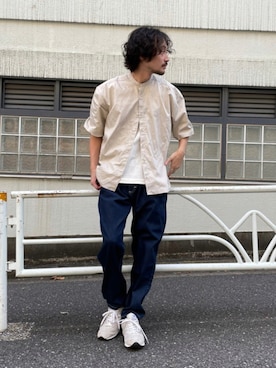 「CIAOPANIC TYPY（チャオパニックティピー）のアイテム（セットアップ）」を使った、seiya satoさん（メンズ・175cm）の夏コーディネート