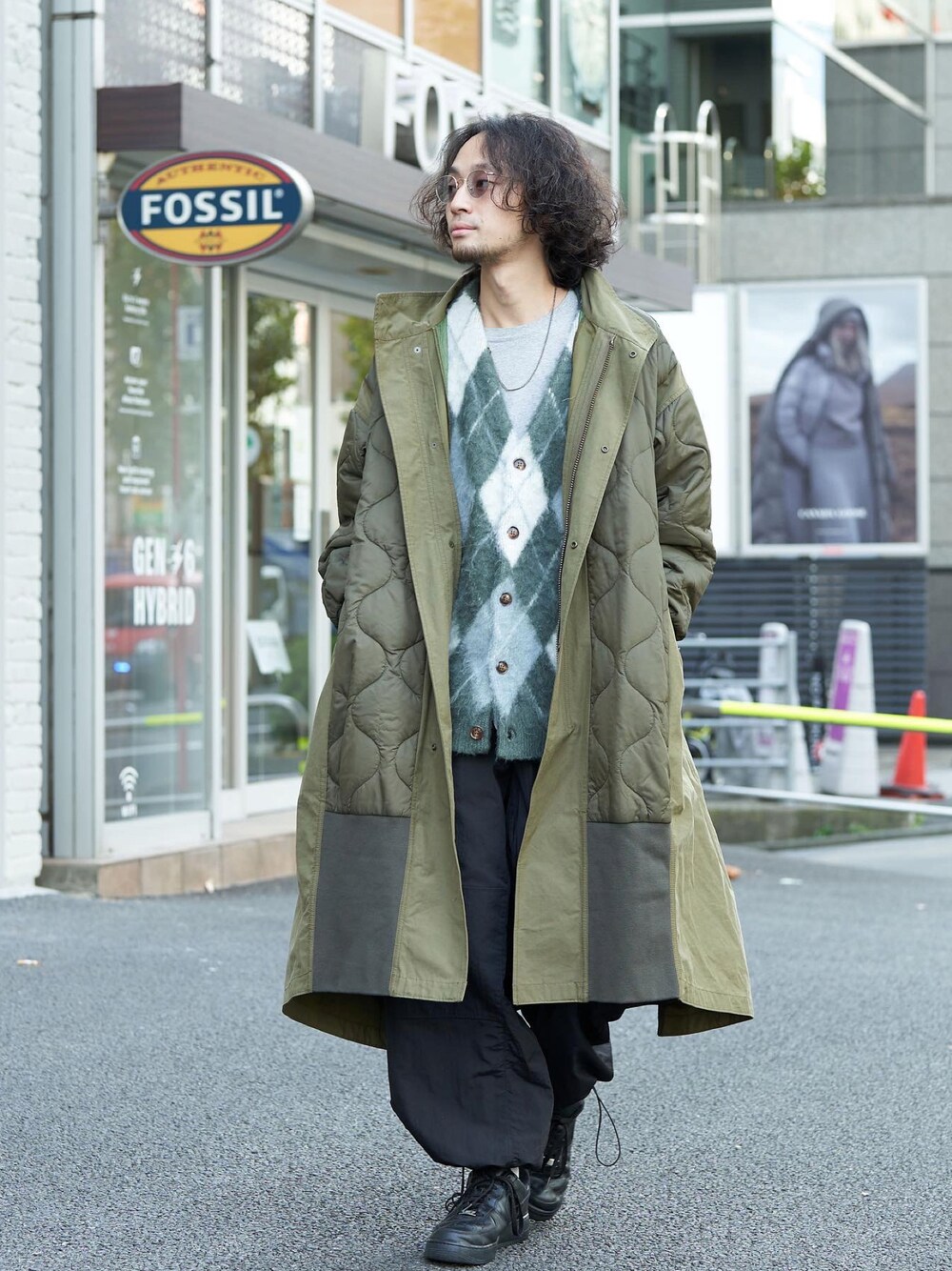 etsinta/エシンタ】切替マキシミリタリーコートを使った人気