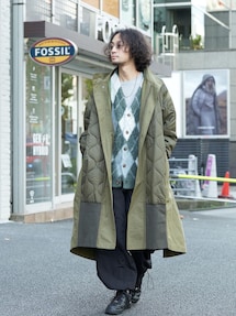 【etsinta/エシンタ】切替マキシミリタリーコート etsinta/エシンタ】切替マキシミリタリーコート | CIAOPANIC