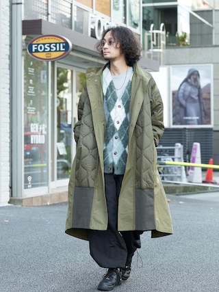 etsinta/エシンタ】切替マキシミリタリーコートを使った人気