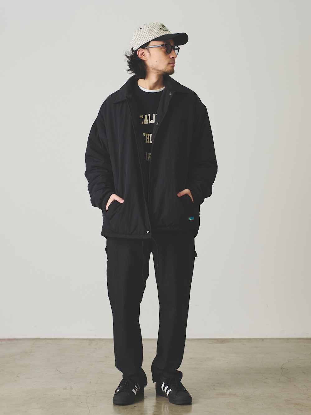 Franklin Climbing】ナイロン中綿コーチジャケット(ビッグシルエット
